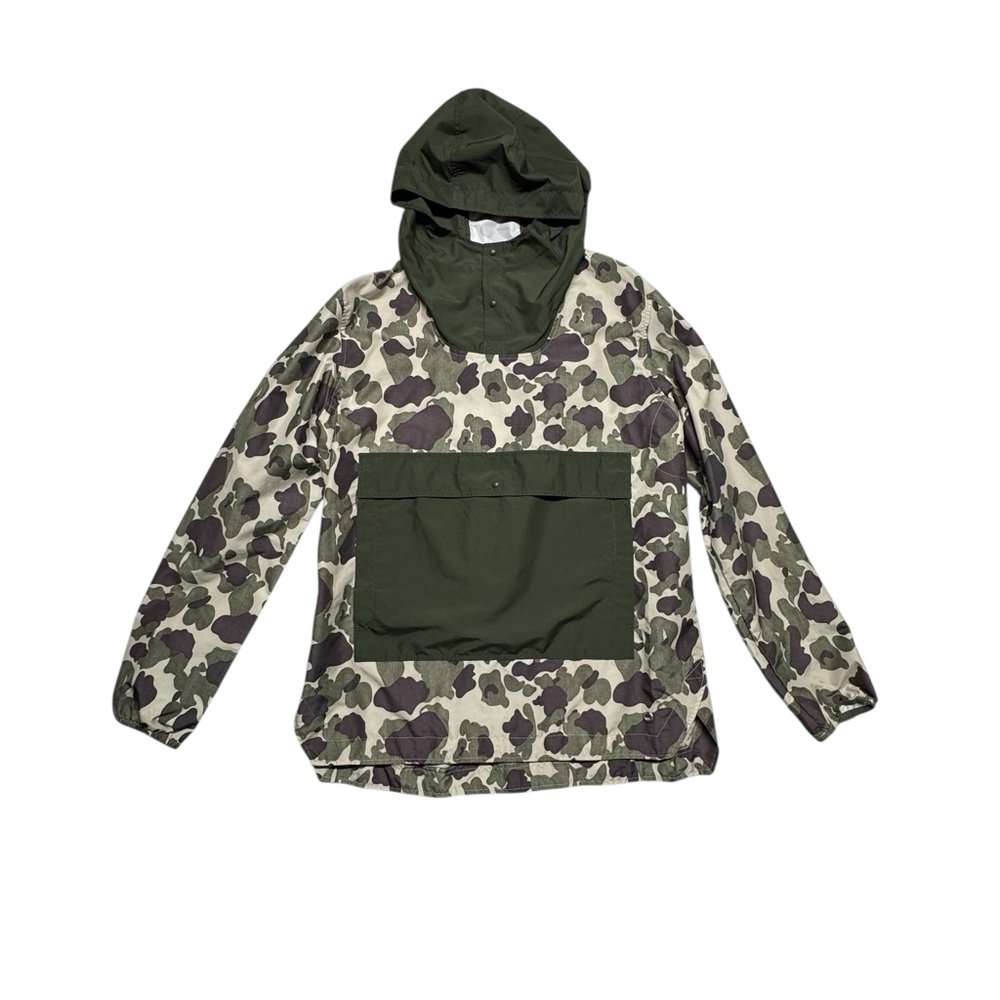 Herschel Voyage Anorak Jacket Camo Mens Medium Green‎ Packable Windbreaker